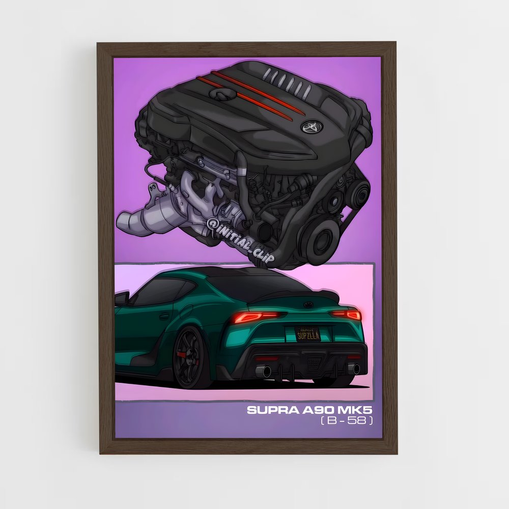 Poster Supra Powerhouse – affiche Toyota (vue 5)